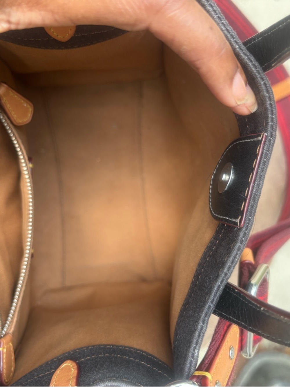 Coach Black Signature Denim Tote Bag - Picture 7 of 8